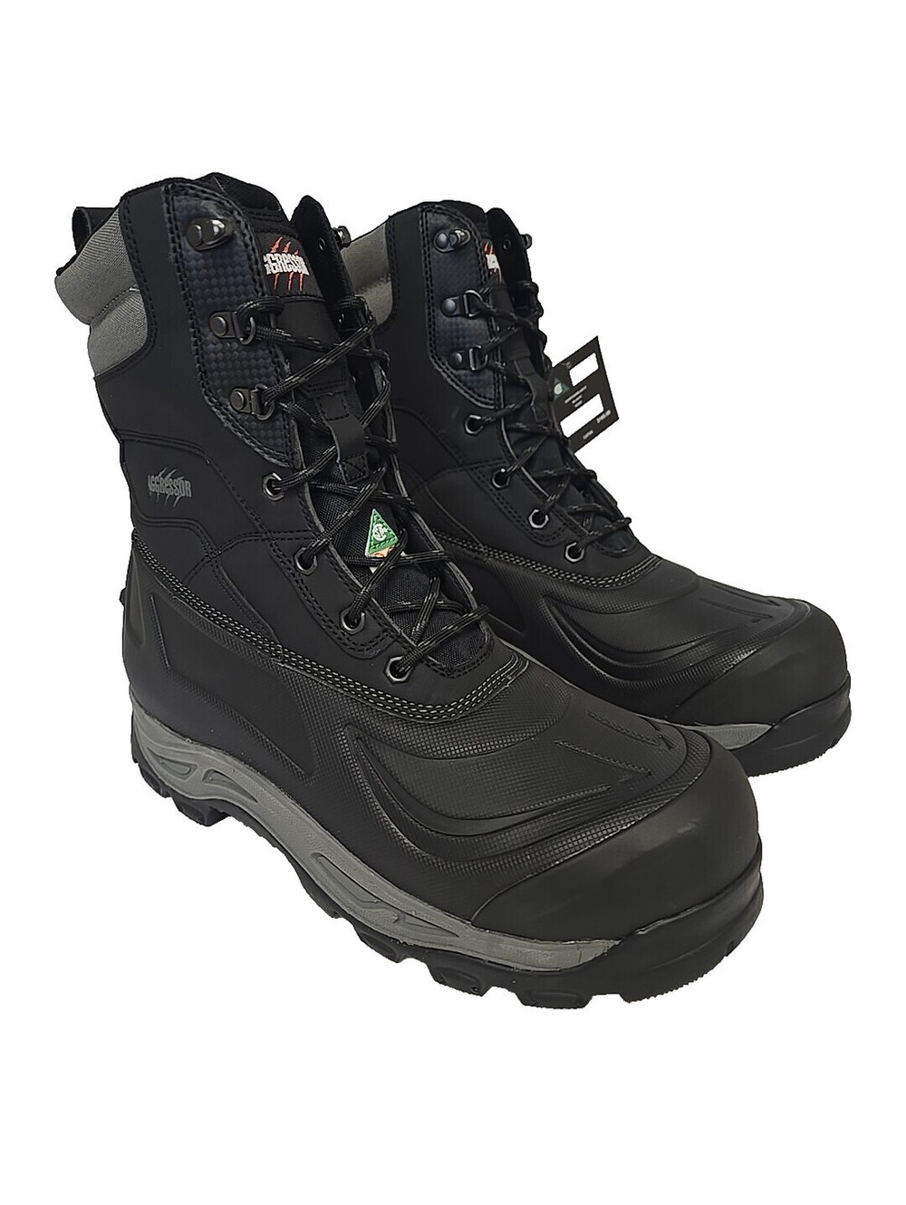 Aggressor Men's 8910 Steel Toe T-Max Insulated Winter Transitional Work Boot 9M